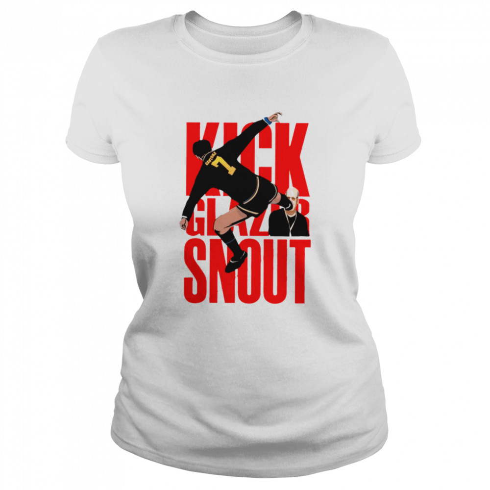 Eric Cantona Kick Glazer Snout shirt Classic Women's T-shirt