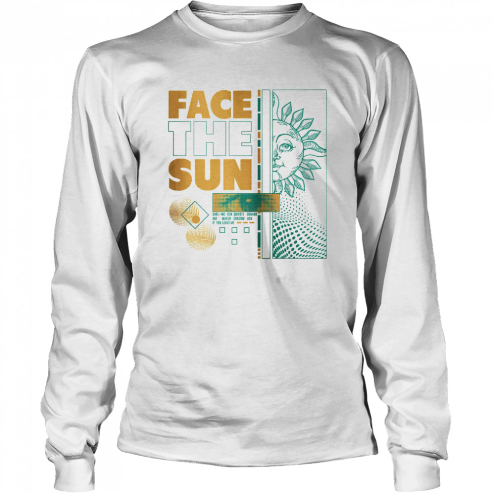 Face The Sun Harajuku Aesthetic shirt Long Sleeved T-shirt