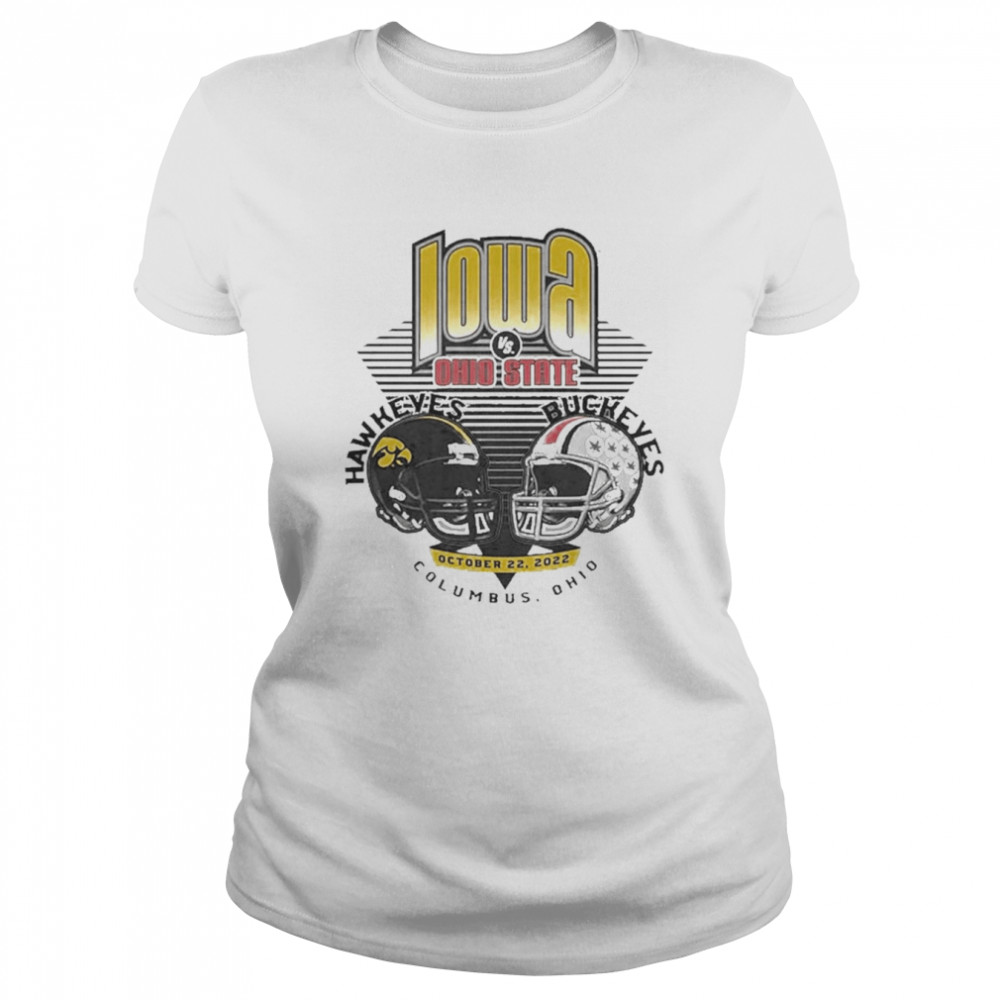 Iowa Hawkeyes Vs. Ohio State Buckeyes Game Day 2022 Classic Women's T-shirt