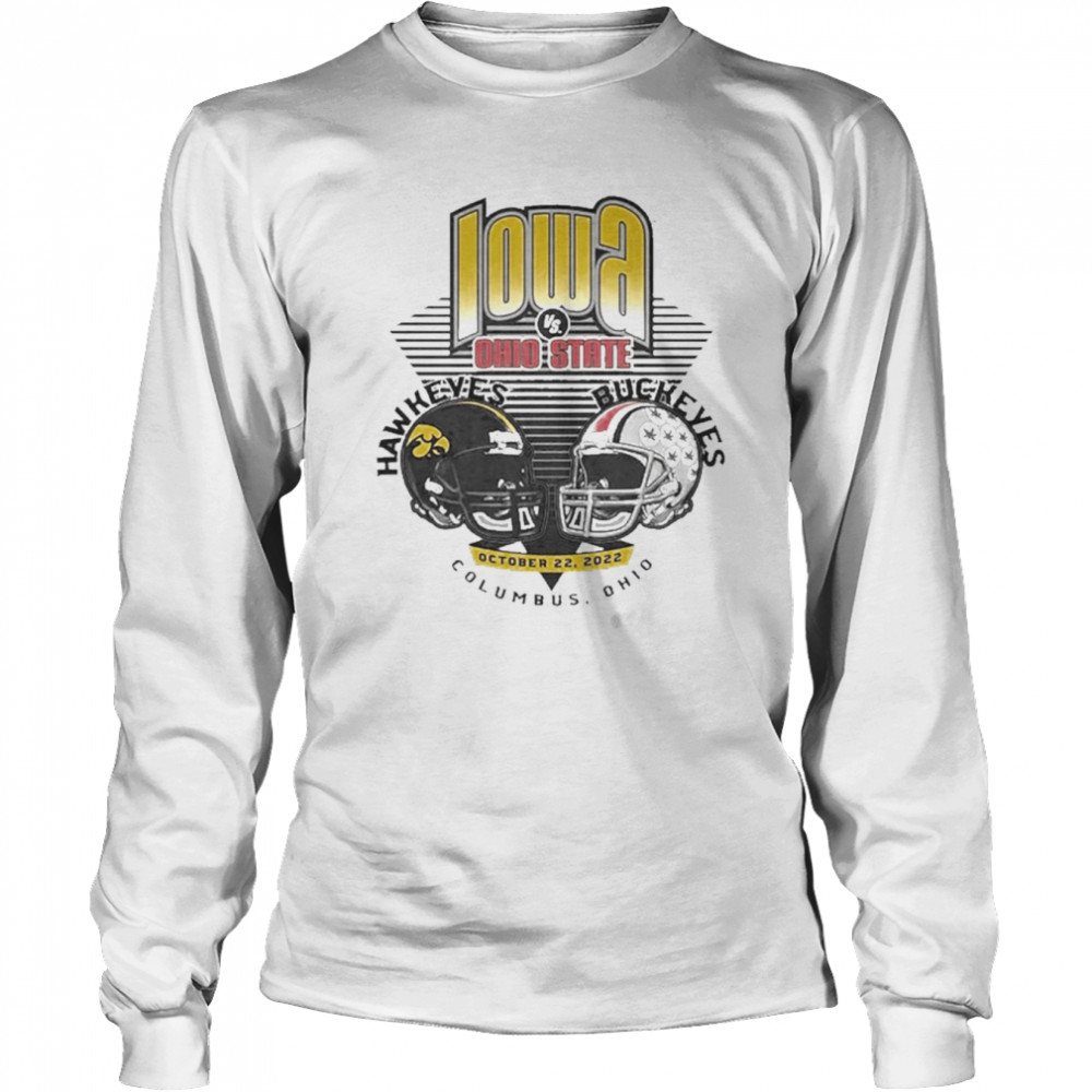 Iowa Hawkeyes Vs. Ohio State Buckeyes Game Day 2022 Long Sleeved T-shirt