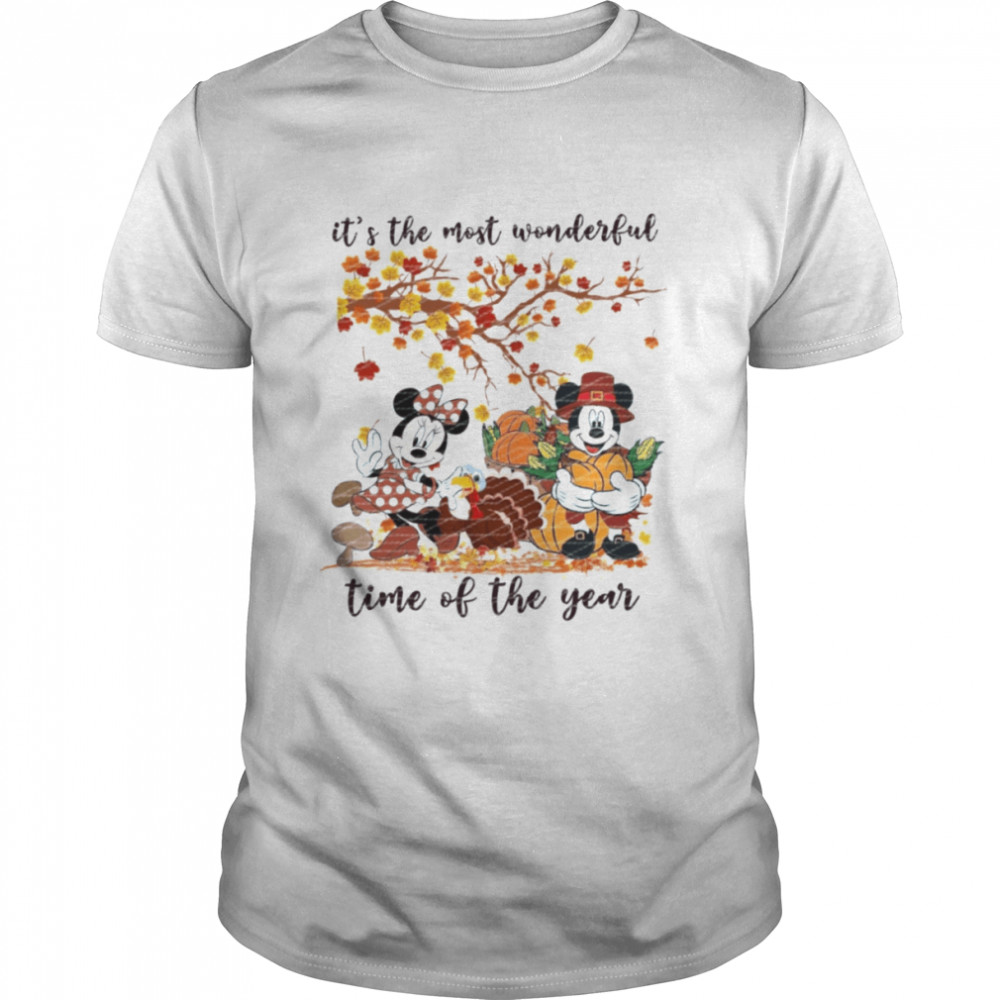 It’s The Most Wonderful Time Of The Year Mickey Minnie Fall shirt