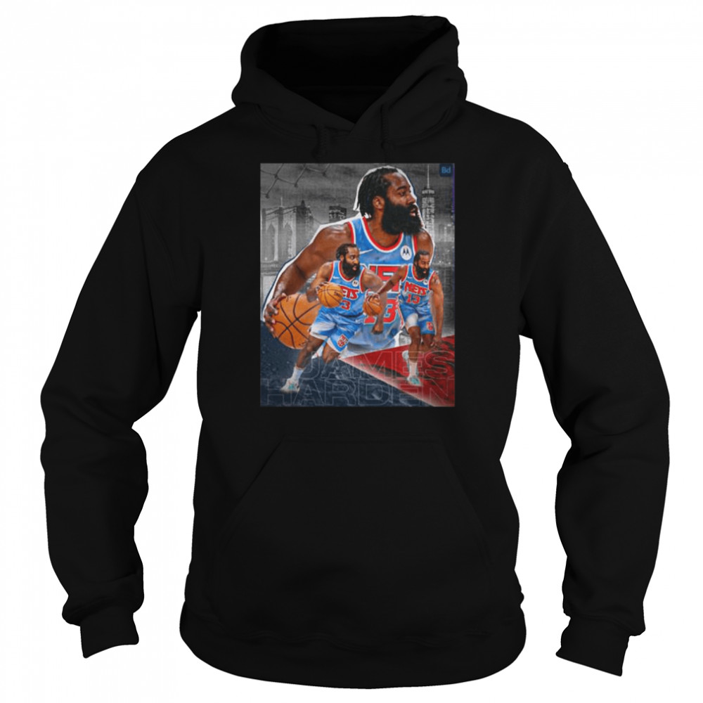James harden nets 13 nba history 2022 shirt Unisex Hoodie