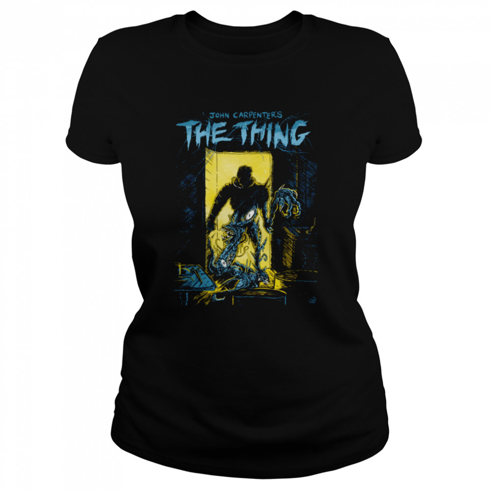 John Carpenter’s The Thing Horror Film 80s Movie shirt Classic Women's T-shirt