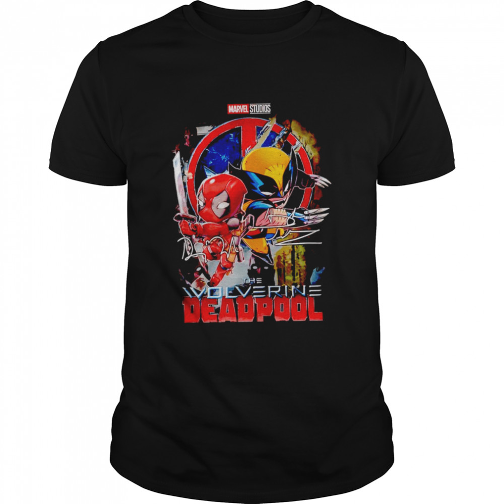 Marvel The Wolverine Deadpool Chibi shirt