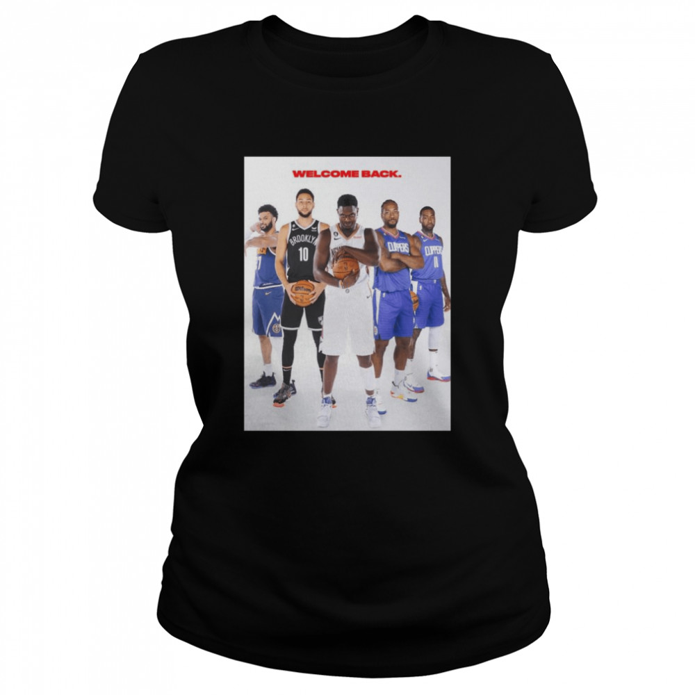 Nba 2023 welcome back shirt Classic Women's T-shirt