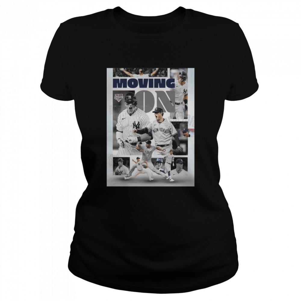 New york yankees advance to face the houston astros in the alcs shirt Classic Women's T-shirt