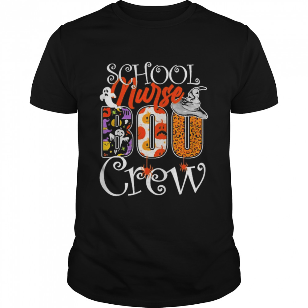 School Nurse Boo Crew Halloween School Nurse Party Costume Shirt
