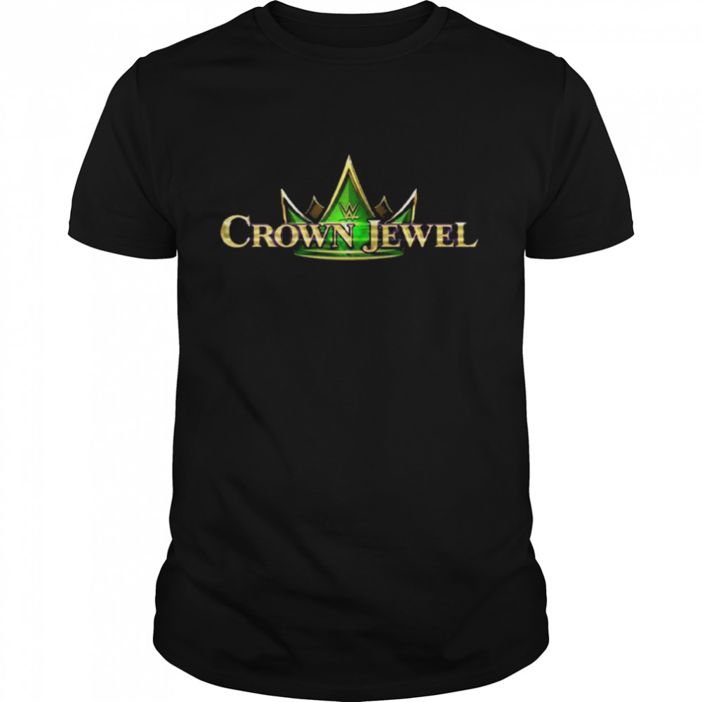 Wwe crown jewel 2022 logo black shirt