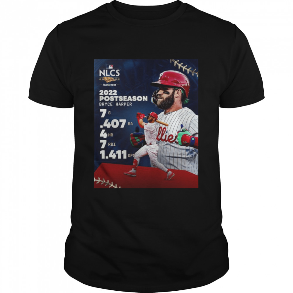 2022 bryce Harper Philadelphia Phillies Postseason 2022 NLCS shirt