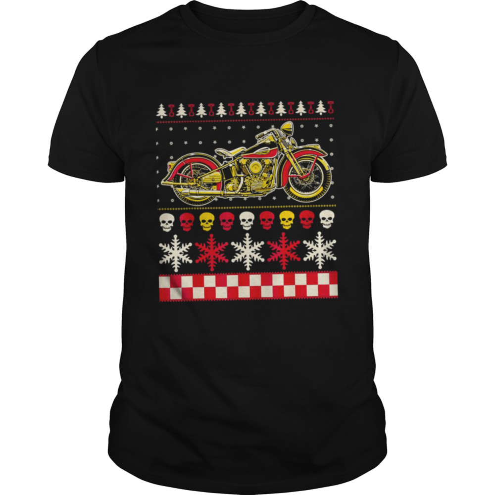 Biker Motorcycle Rider Style Ugly Christmas shirt