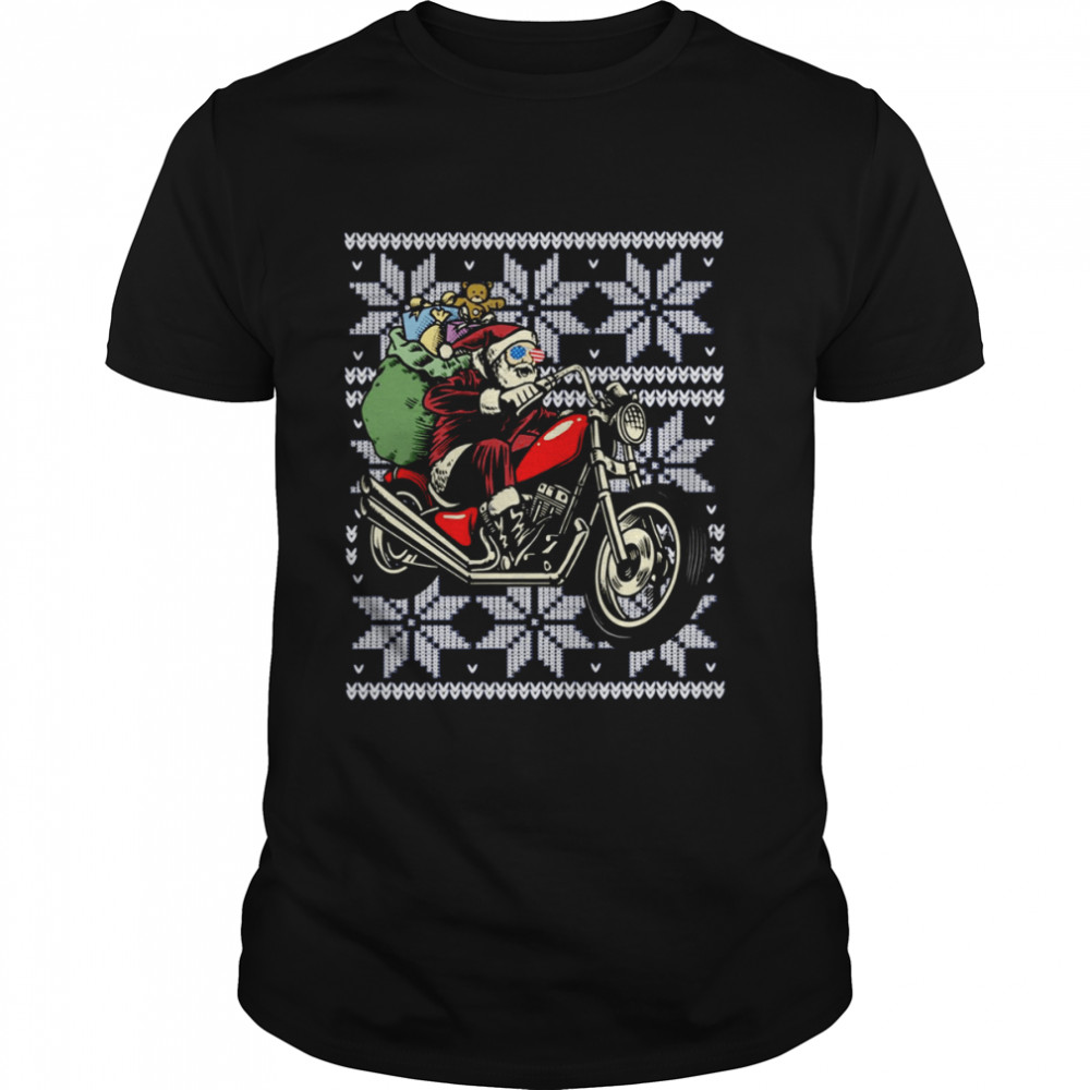 Biker Motorcycle Rider Style Ugly Pattern shirt