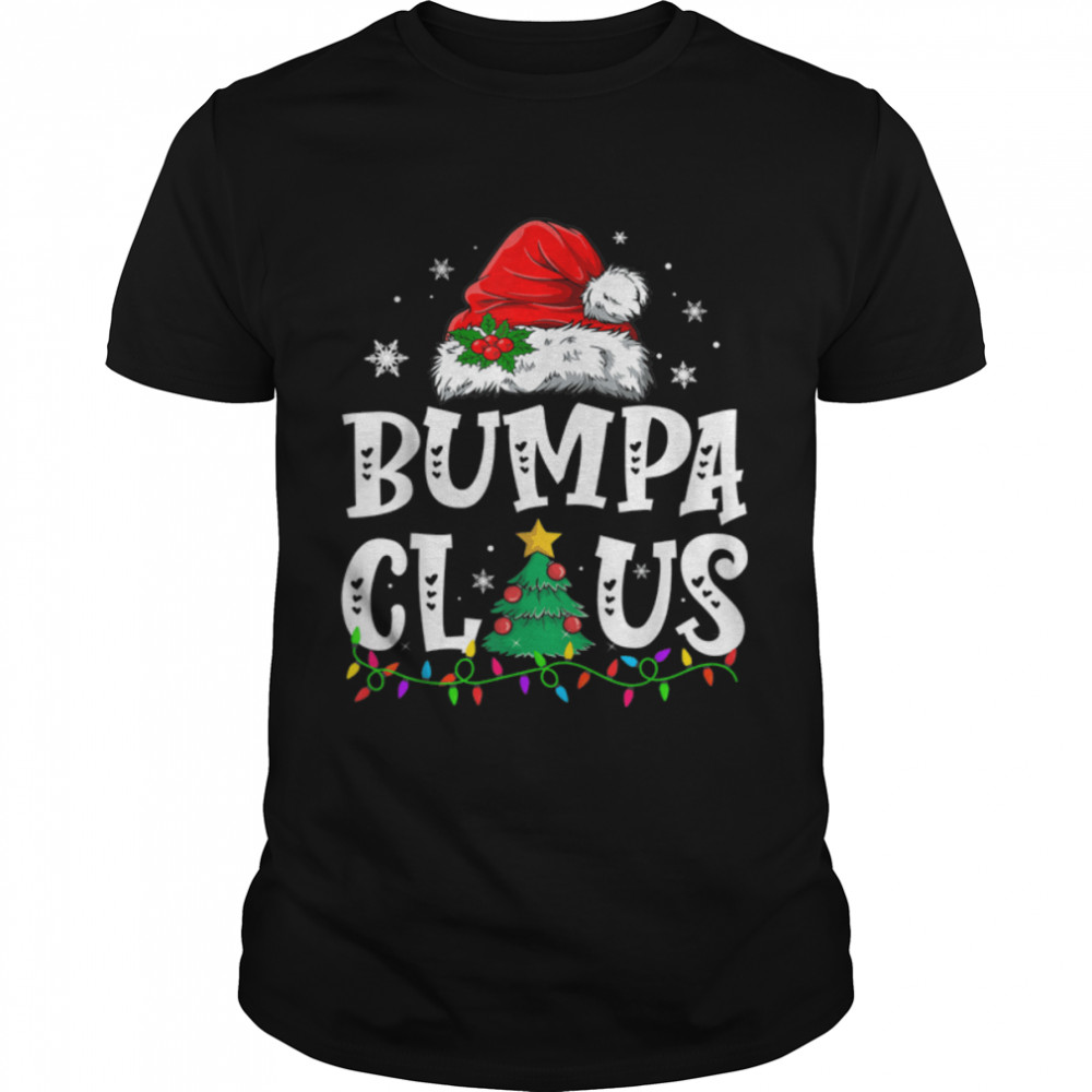 Bumpa Claus Matching Family Christmas Pajama Santa Lights T-Shirt B0BK1WSX6N