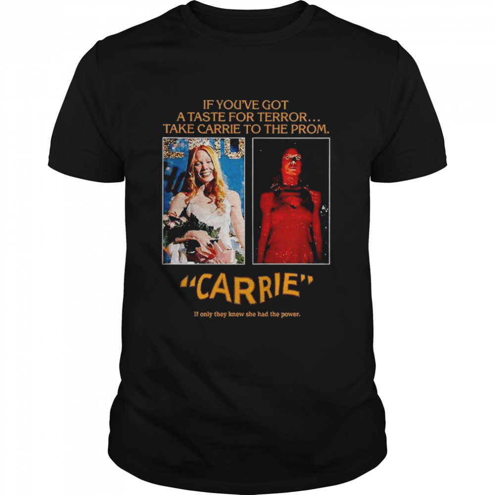 Carrie Horror Poster shirt