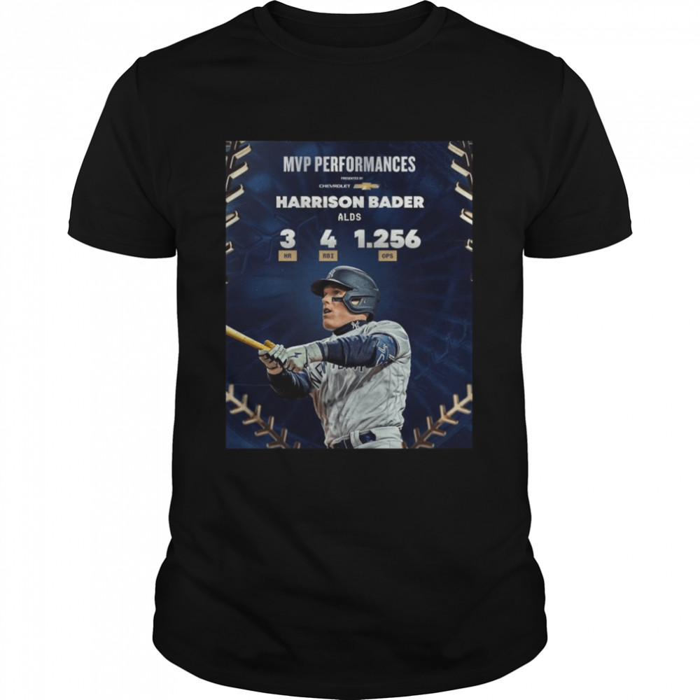 Harrison Bader New York Yankees 2022 ALDS MVP Performances shirt