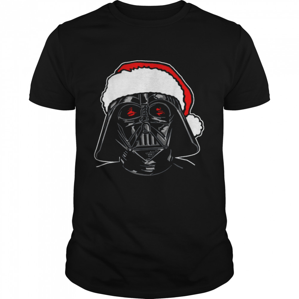 Santa Darth Vader Sketch Graphic Storm Trooper Santa Star Wars Christmas shirt