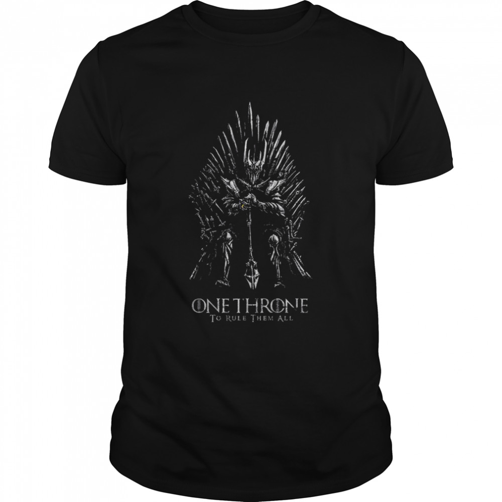 Sauron On The Iron Throne The Lord Of The Rings shirt