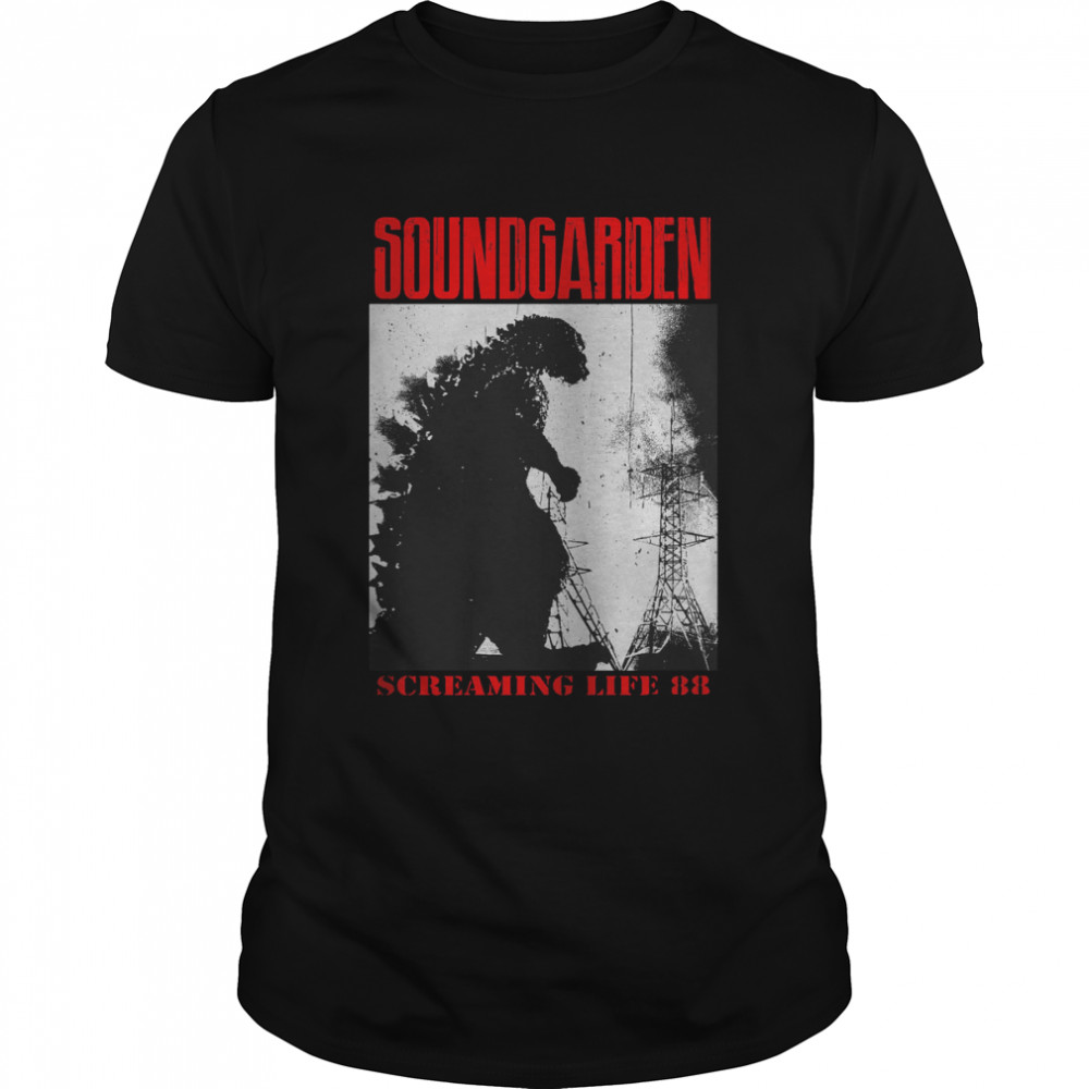 Soundgarden Screaming Life ’88 Tour Soundgarden Vintage Rock Music shirt