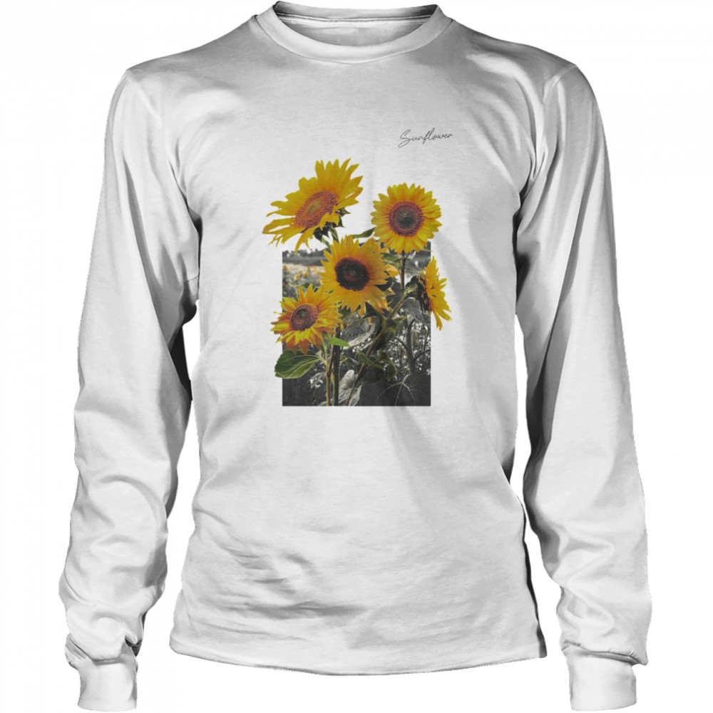 Sunflower Aesthetic shirt Long Sleeved T-shirt