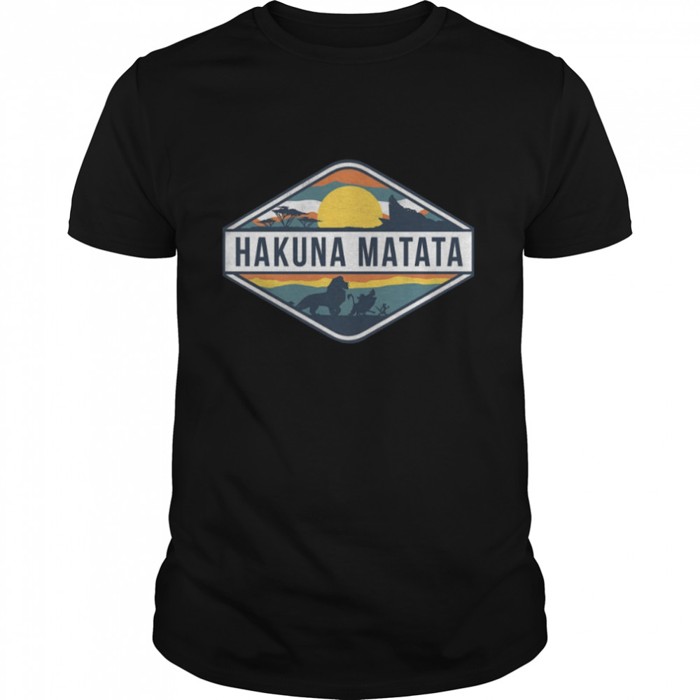 The Lion King Hakuna Matata Diamond Logo Simba Disney shirt