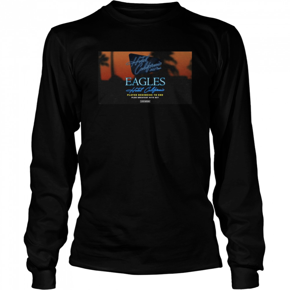 Eagles Add 2023 Dates To Hotel California Tour Long Sleeved T-shirt