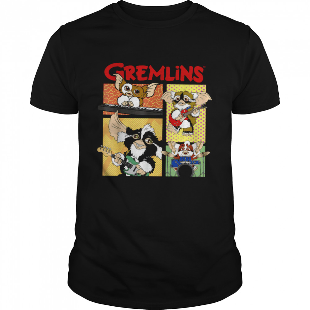Gremlins Band Comic Panels Halloween shirt