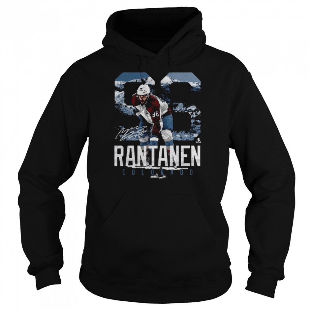Mikko Rantanen Colorado Avalanche Landmark Signature Unisex Hoodie