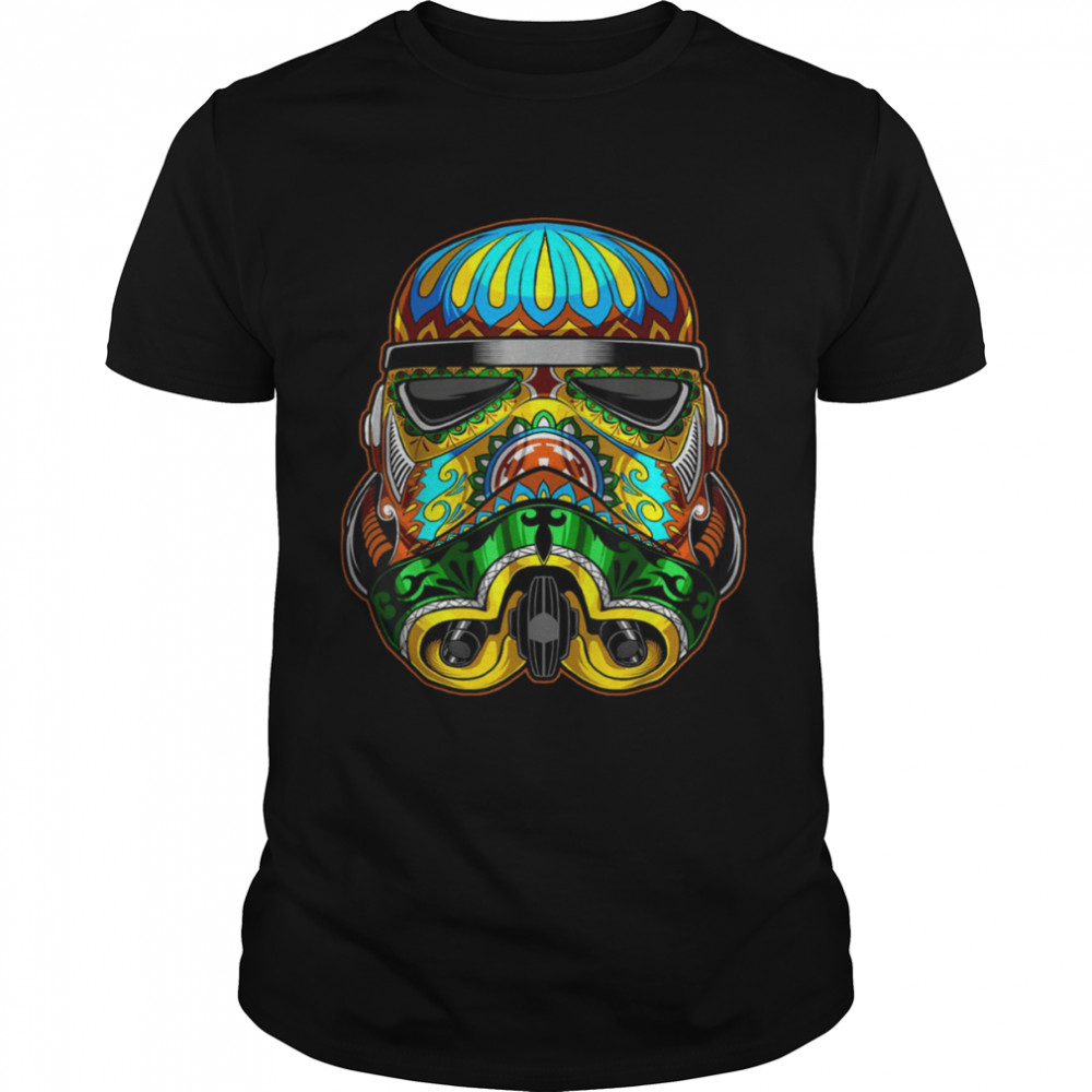 Ornate Sugar Skull Star Wars Stormtrooper shirt