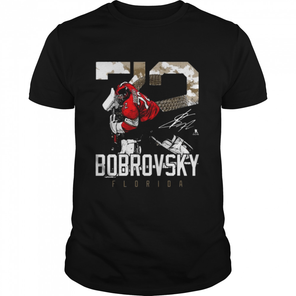Sergei Bobrovsky Florida Landmark signature shirt