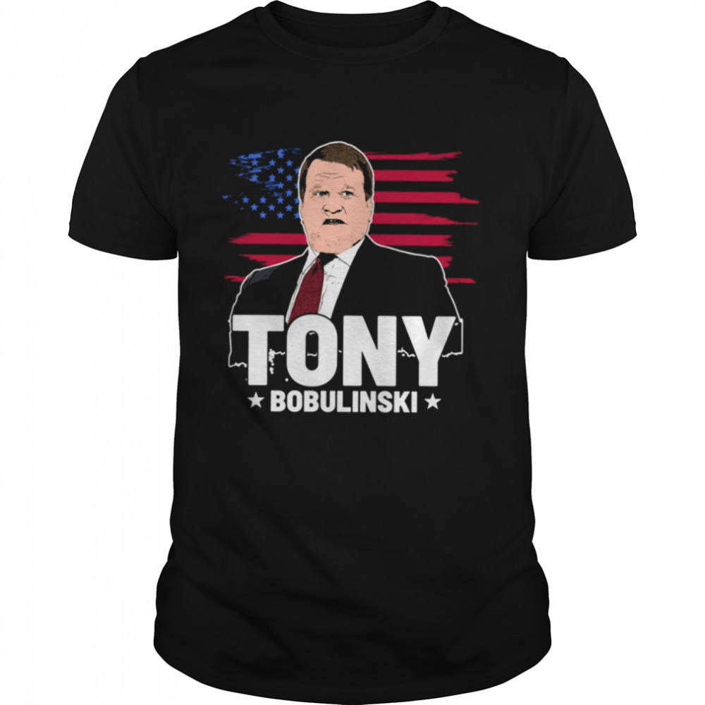 Tony Bobulinski American Flag shirt