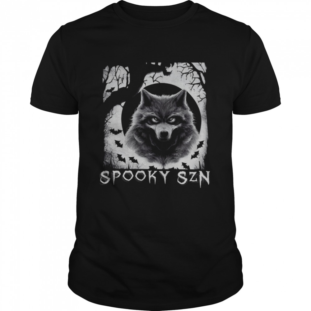 Werewolf Shirt Spooky Bats Comfy Halloween shirt