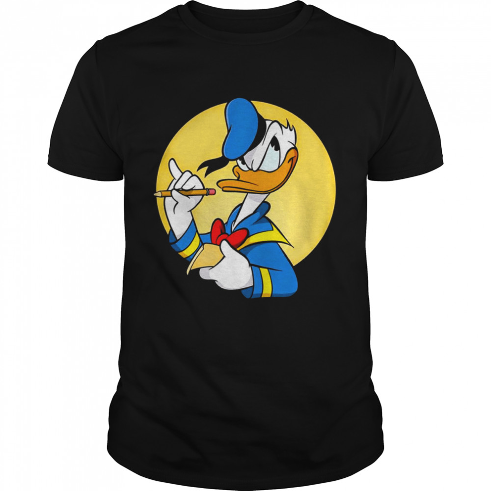 Wondering Face Donald Duck Painter shirt