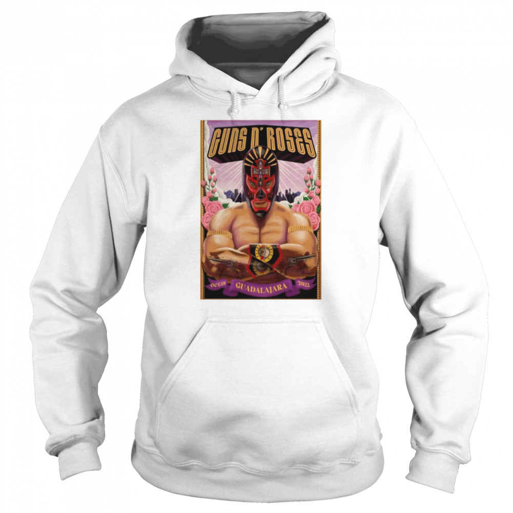 Guns N’ Roses Estadio Akron Guadalajara MX 2022 Poster Unisex Hoodie