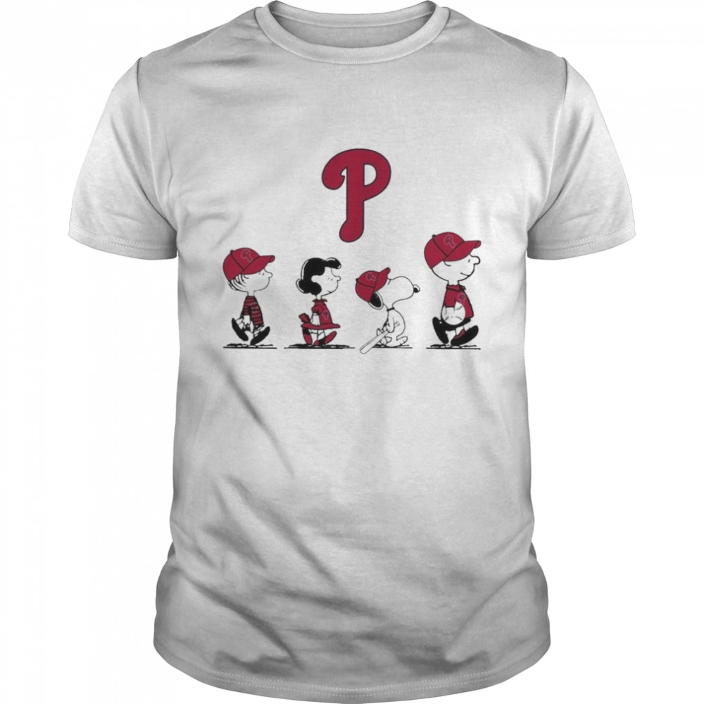 The Peanuts characters Philadelphia Phillies 2022 abbey road shirt