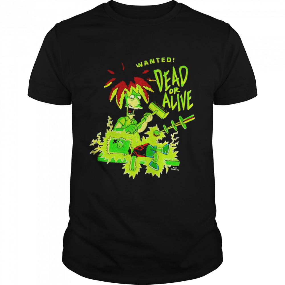 Wanted dead or alive The Simpson shirt