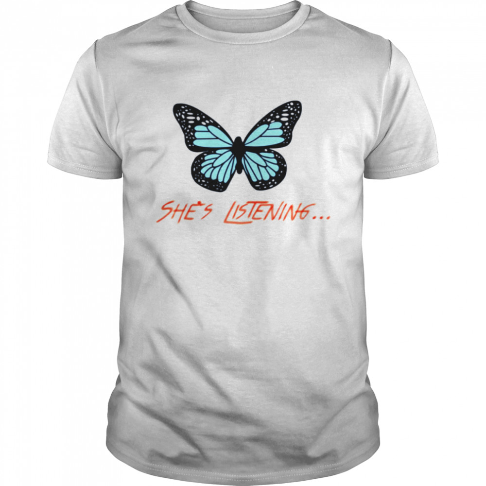 Evelyn’s Butterfly She’s Listening The School For Good And Evil shirt