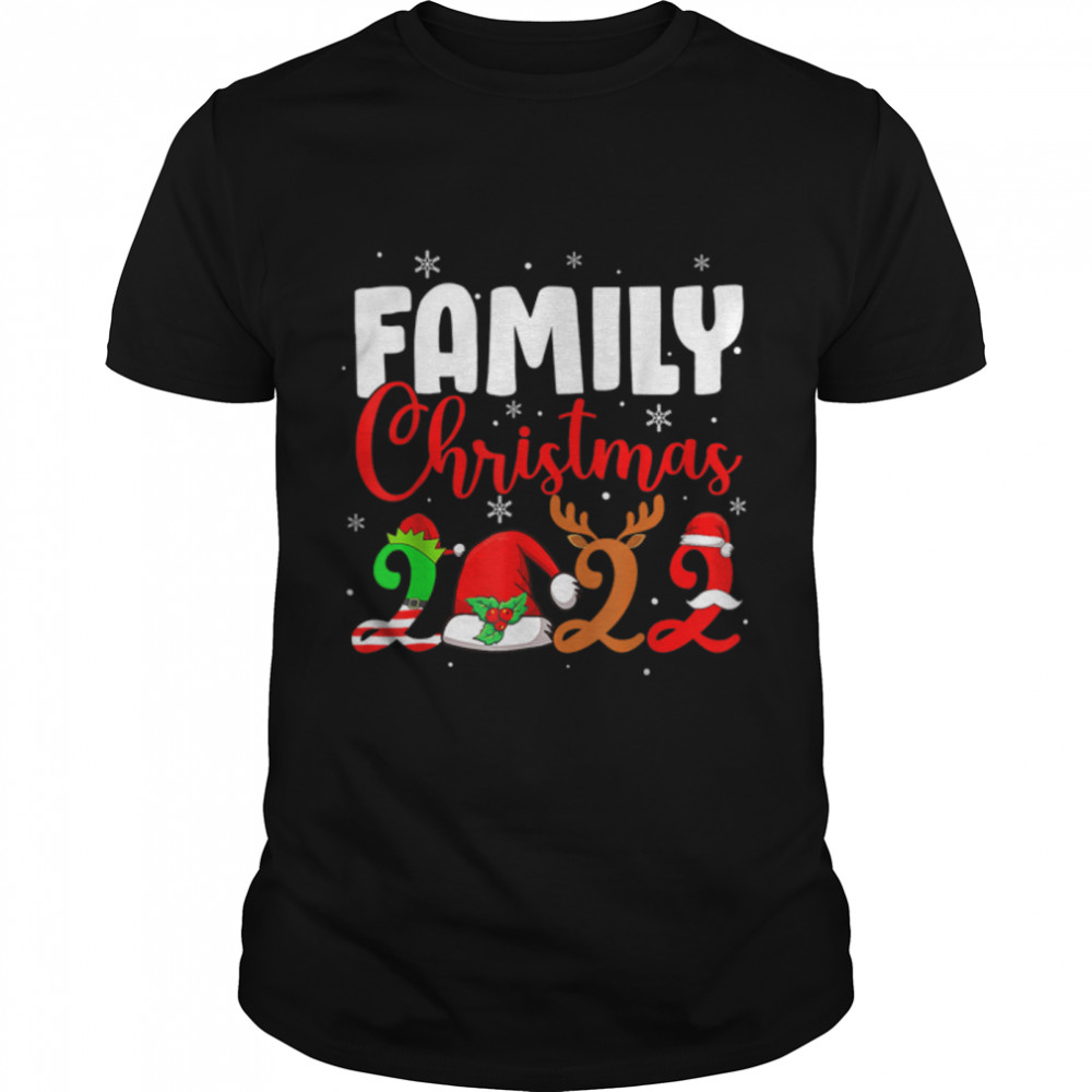 Family Matching Costume Family Christmas 2022 Xmas Pajamas T-Shirt B0BKLL734V