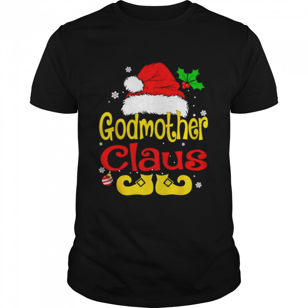 godmother Claus santa hat Christmas shirts