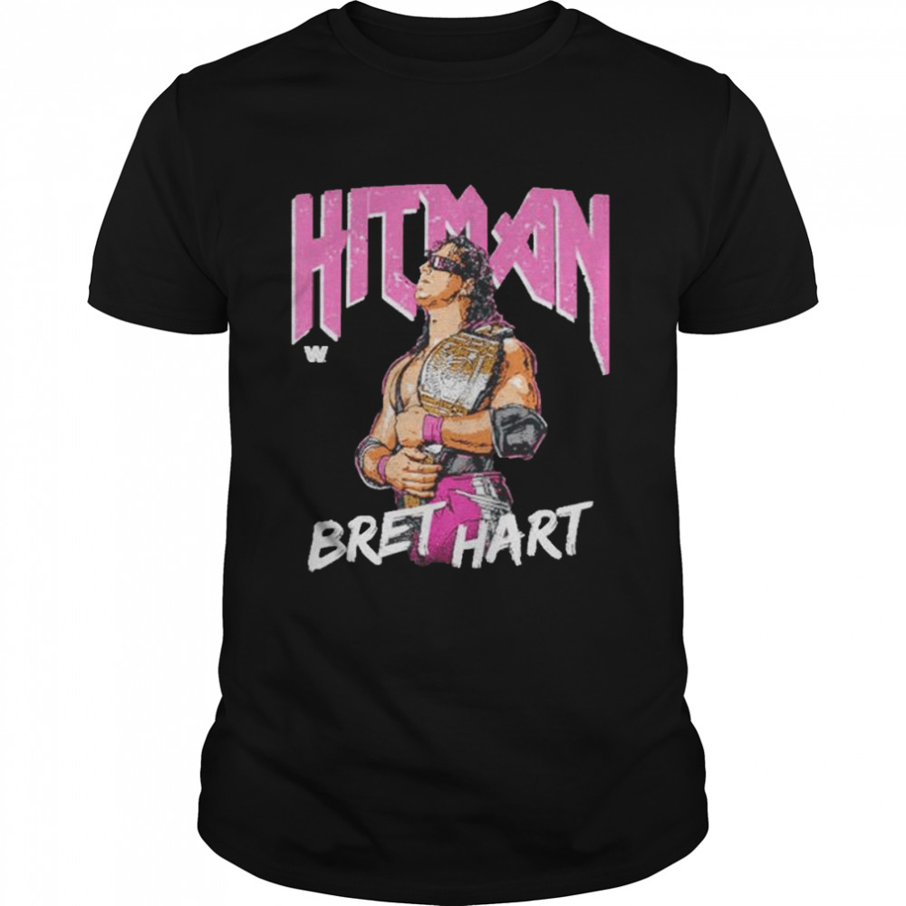 hitman Bret Hart professional wrestler shirt