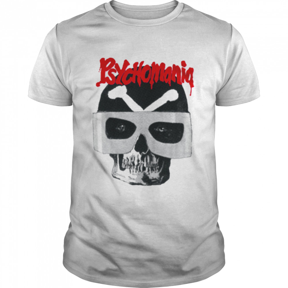 Psychomania 1973 Aka The Death Wheelers Skull Horror Movie shirt