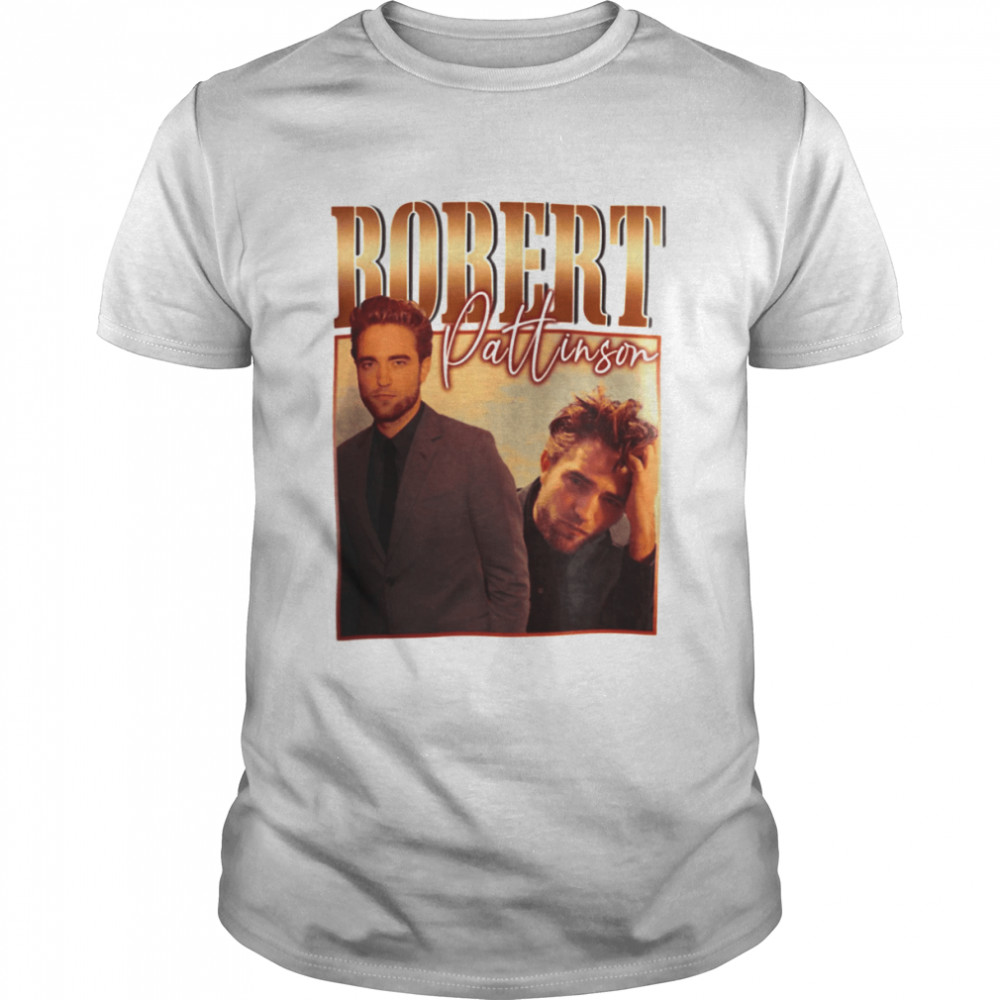 Robert Pattinson Edward Vintage Retro shirt