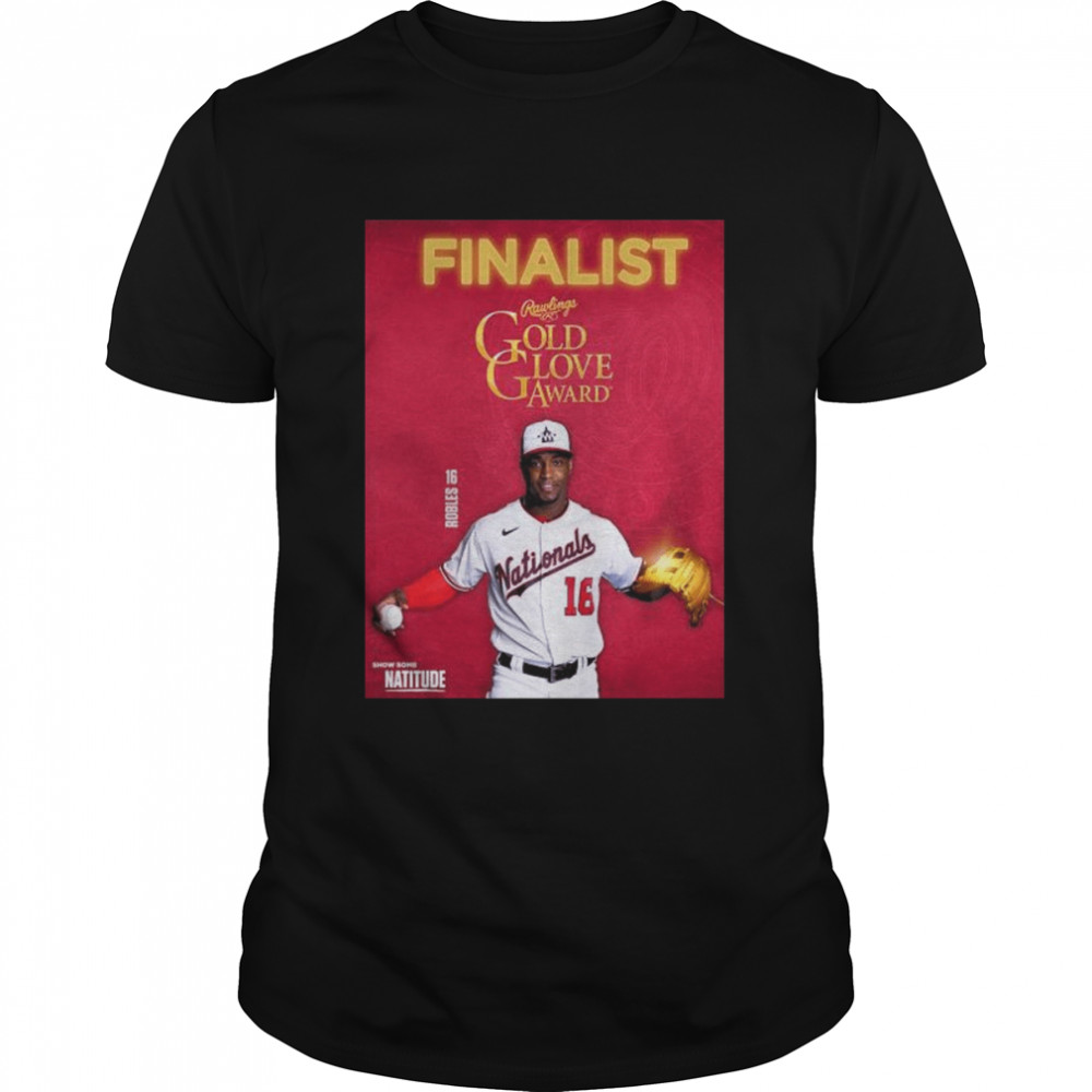 Victor robles being named 2022 gold glove award finalist shirt