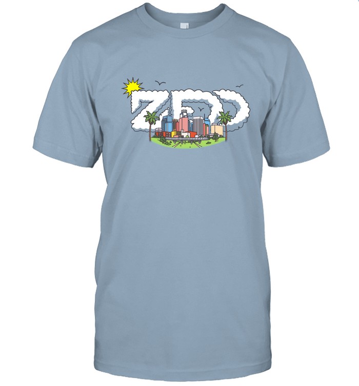 Zedd ZITP Clouds Light Blue Tee