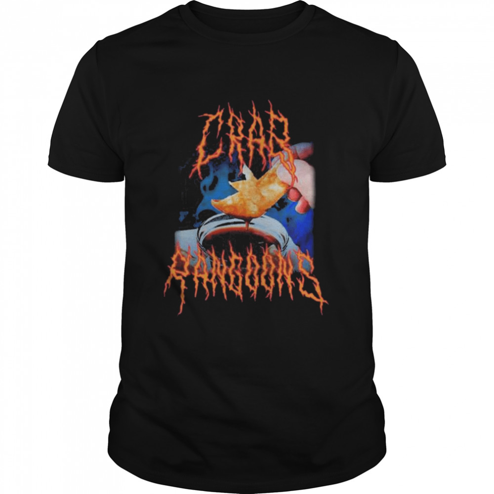 Dopeamyne crab rangoon heavy metal 2022 shirt