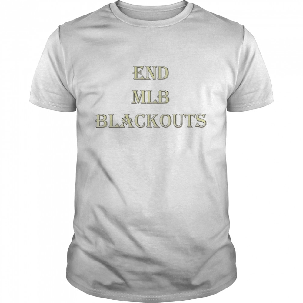 J. D. Scholten End Mlb Blackouts shirt