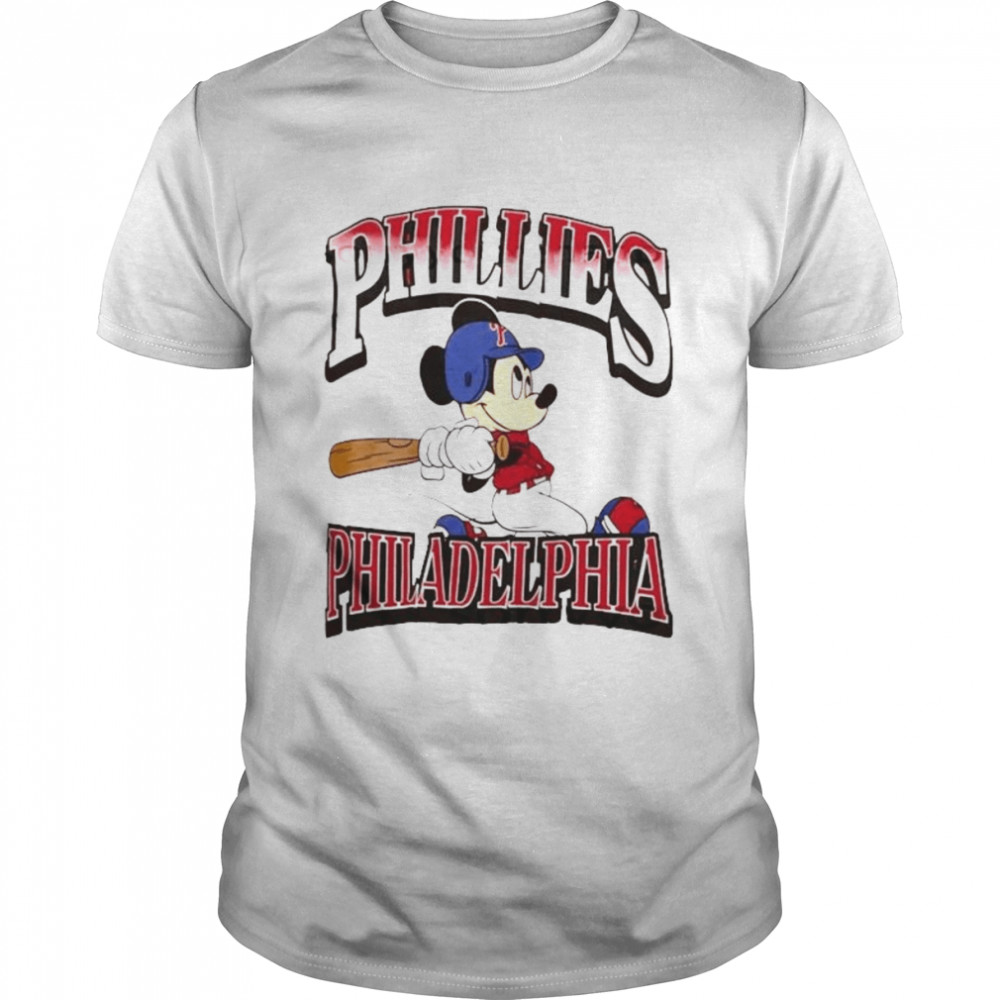 Philadelphia Phillies Disney Mickey Mouse Baseball 2022 Shirt
