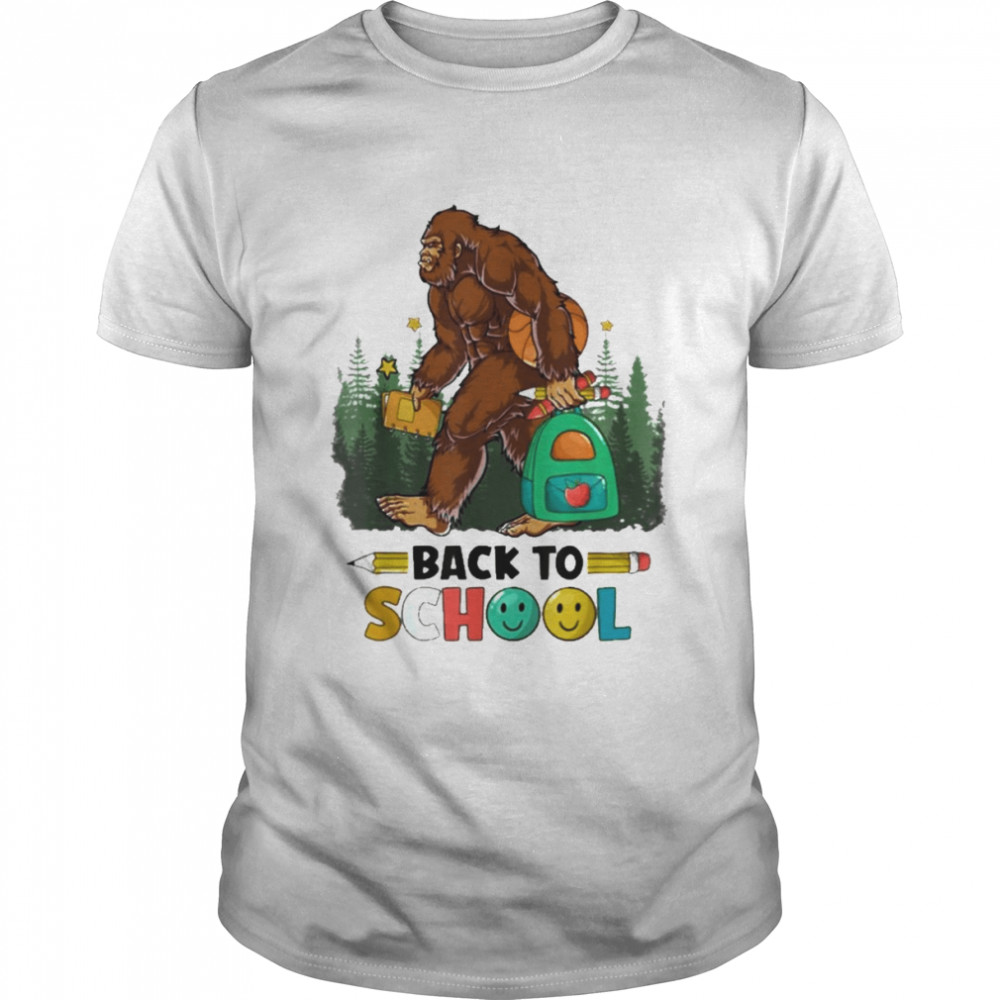 Bigfoot Back to school shirt