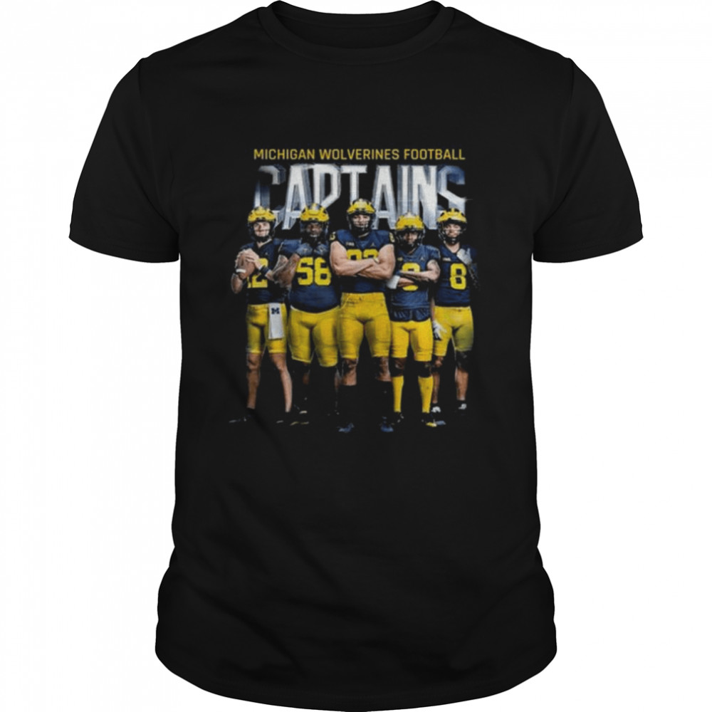Michigan Wolverines football announces team captains for the 2022 season shirt