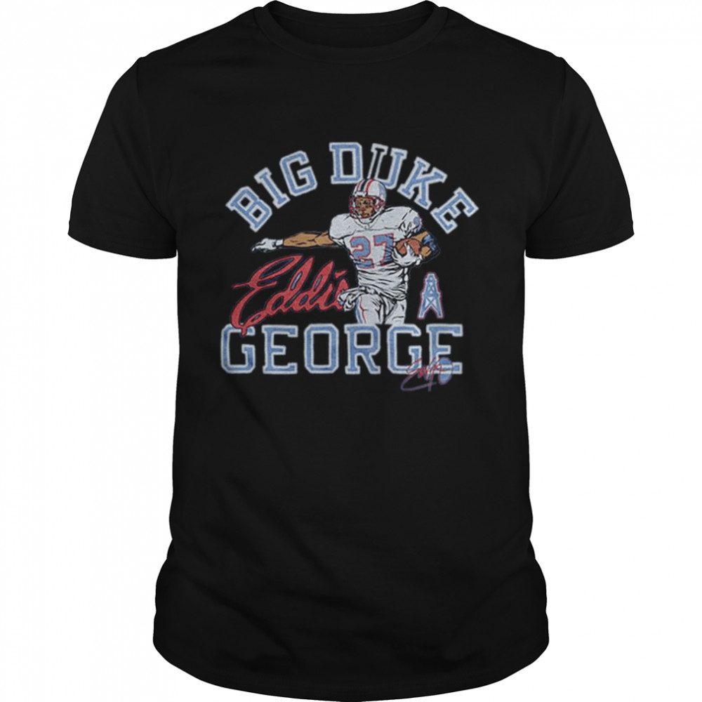 Oilers Eddie George signature shirt