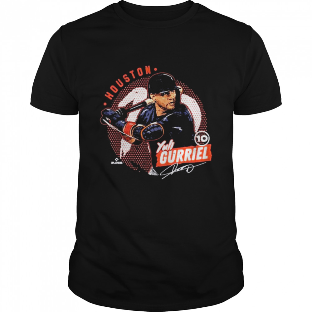 Yuli Gurriel Houston Astros Dots Signatures Shirt