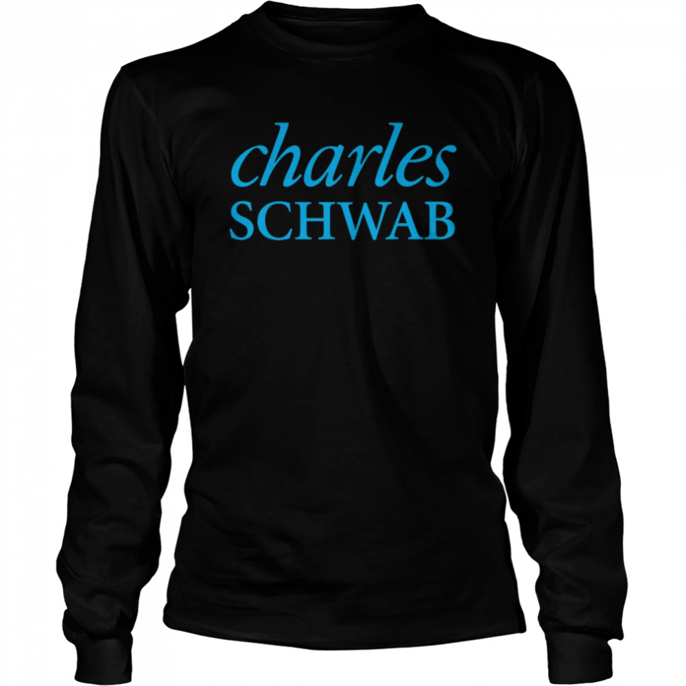 CHARLES SCHWAB LOGO T- Long Sleeved T-shirt